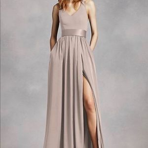 Vera wang Beige Formal maxi dress